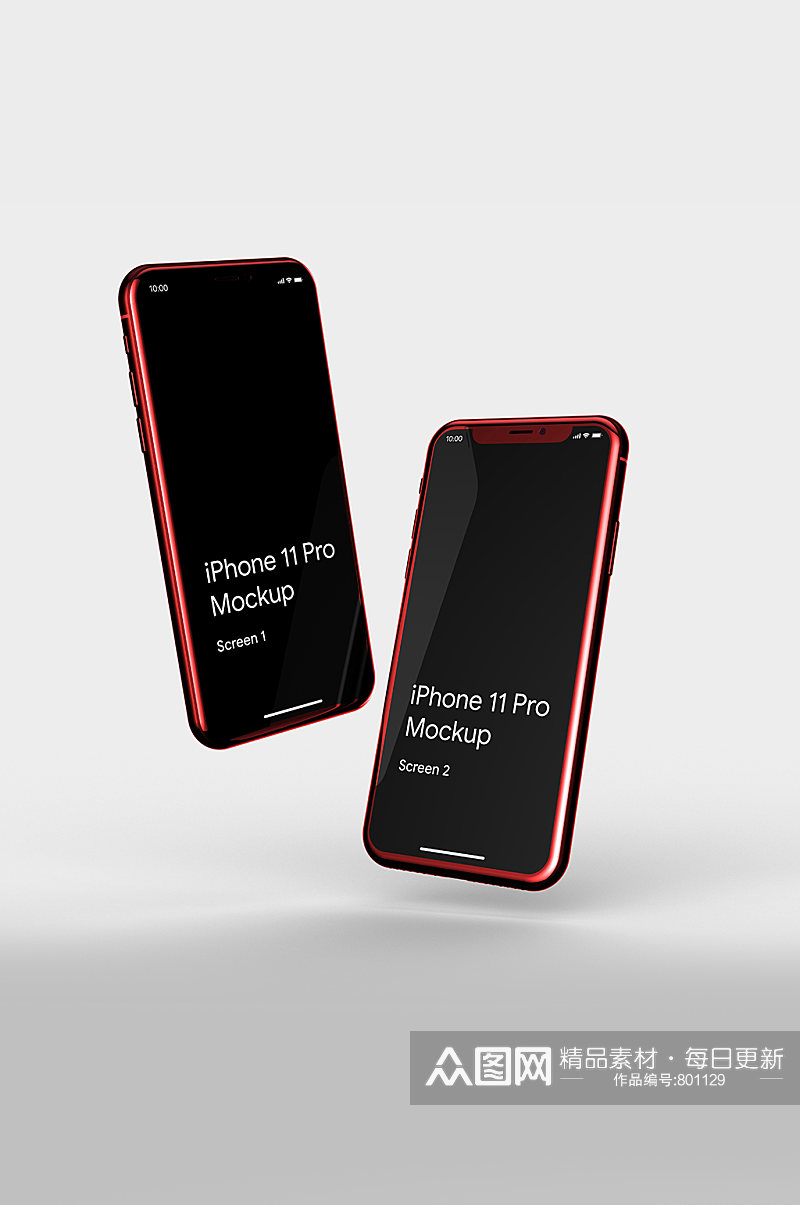 iphone11pro展示样式样机宣传素材