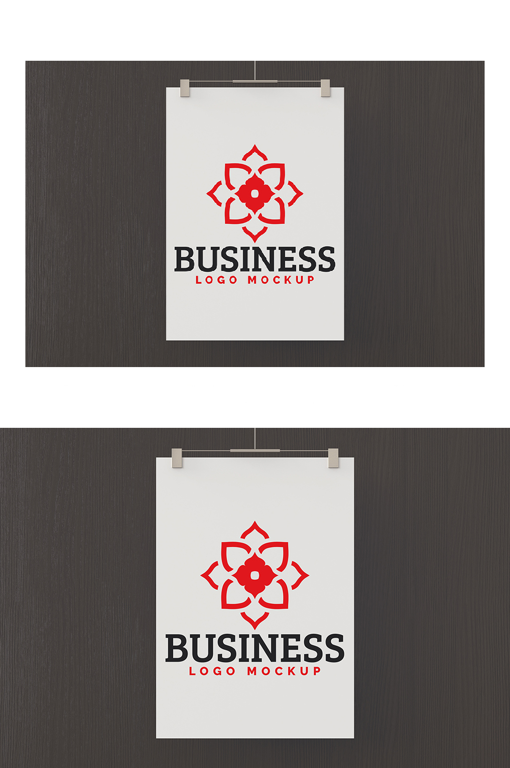个性LOGO白色展示样机素材