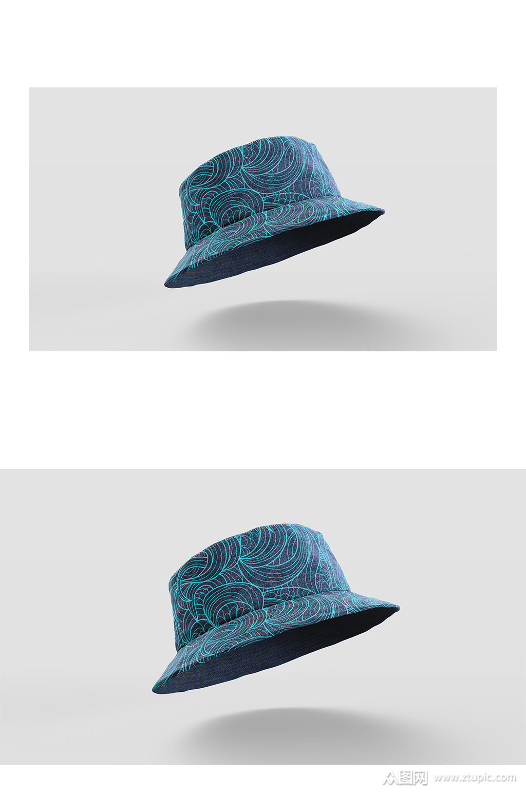 帽子样机灰色宣传展示