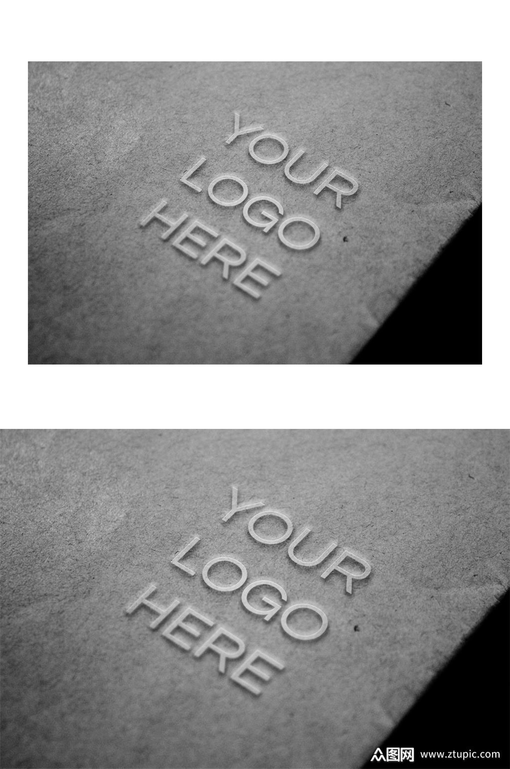 logo展示灰色背景宣传样机模板下载-编号865759-众图网