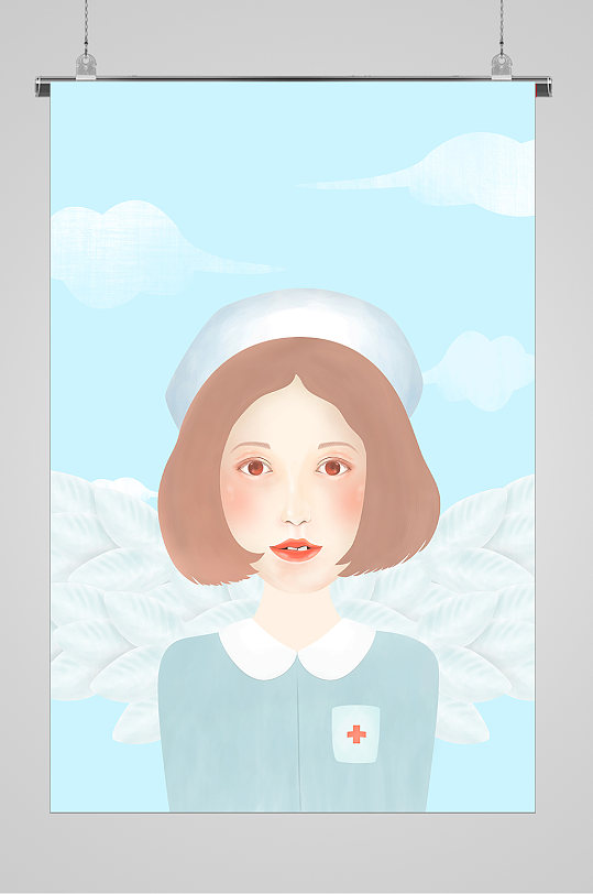 512护士节宣传插画
