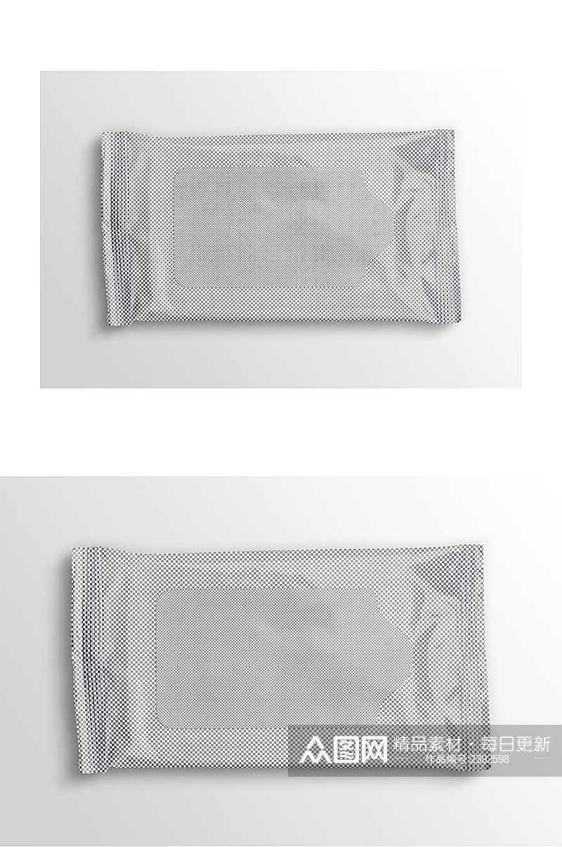 一次性独立包装湿纸巾样机素材