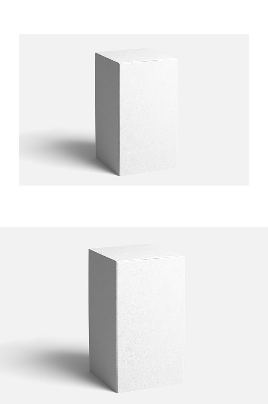 长方体包装盒展示样机