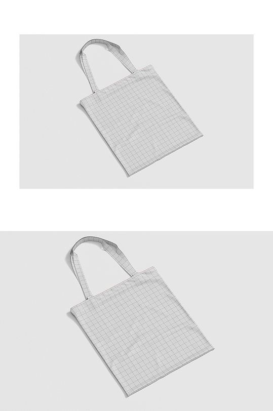 平躺的帆布包样机