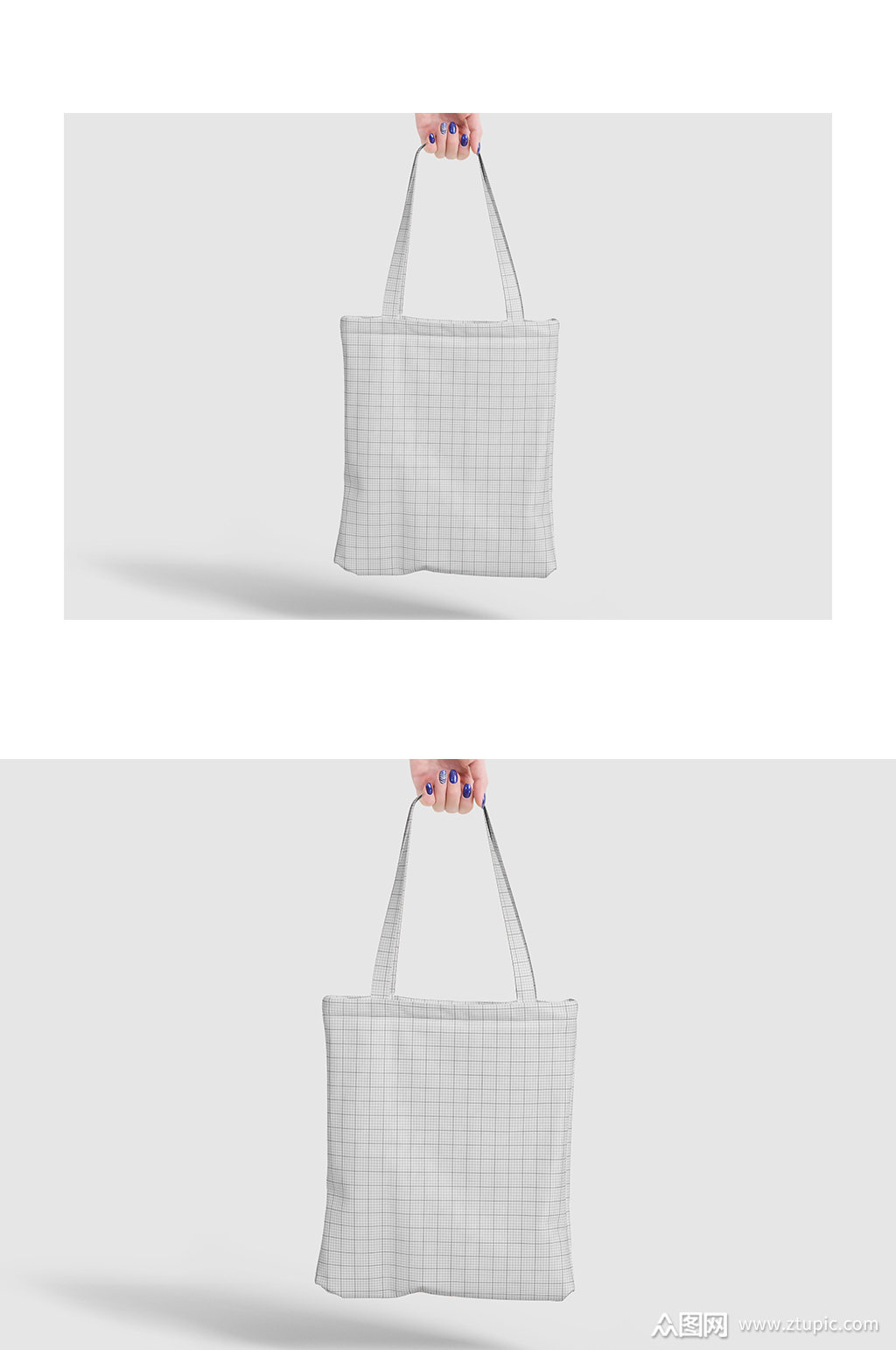 白色帆布袋子展示宣传样机模板下载-编号2392819-众图网