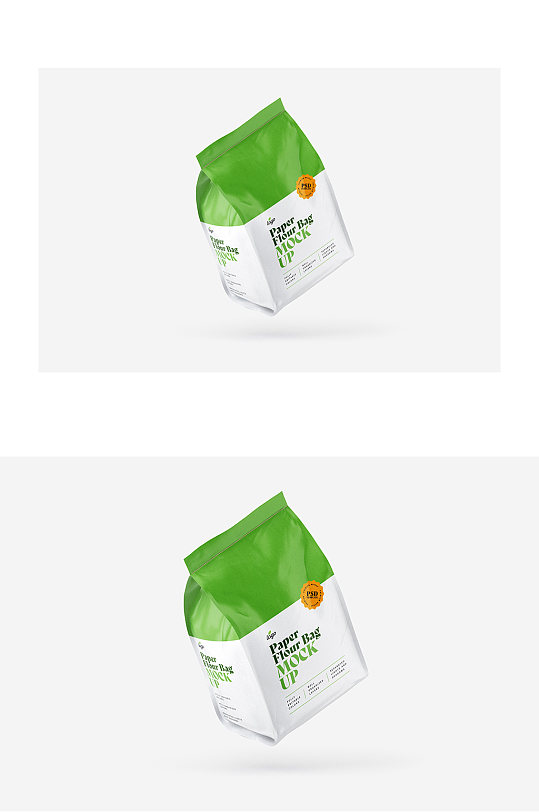 绿色食品袋宣传展示样机