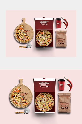 品牌基础类披萨展示样机