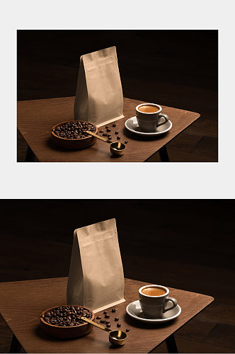 咖啡品牌展示宣传样机