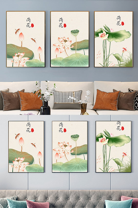 中国风工笔花鸟画-众图网