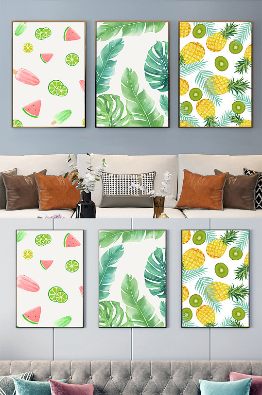 简约现代水果装饰画