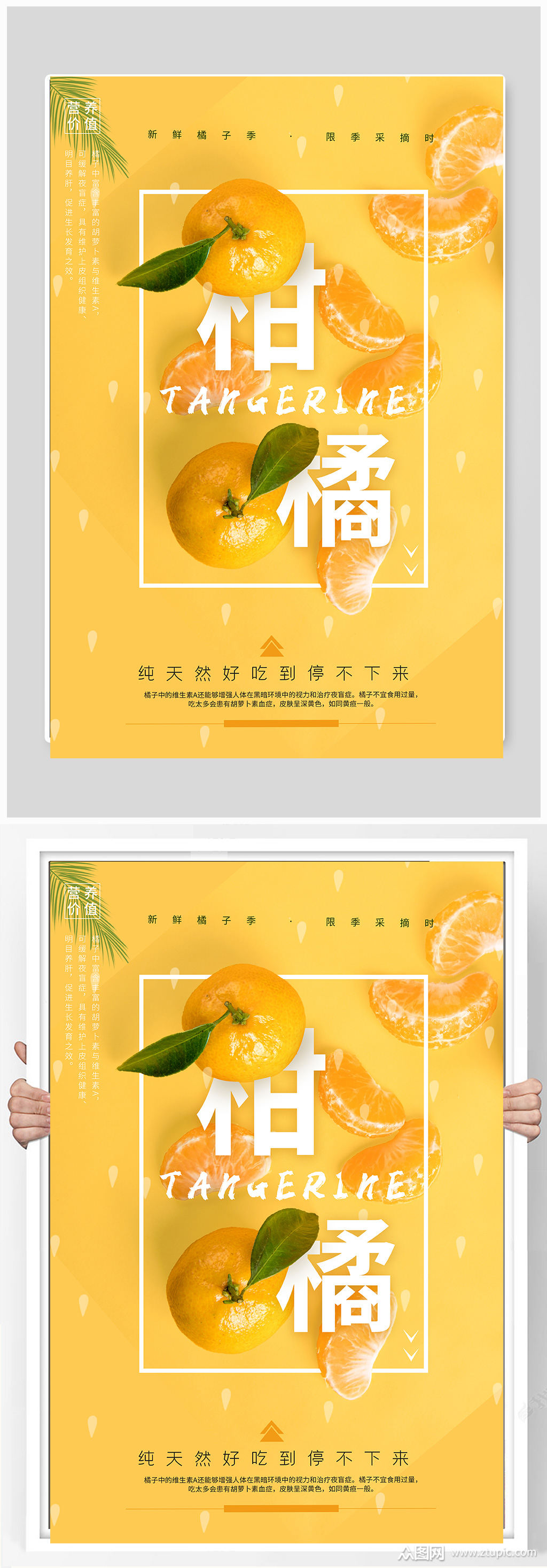 柑橘宣传海报素材免费下载,本作品是由馒头上传的原创平面广告素材