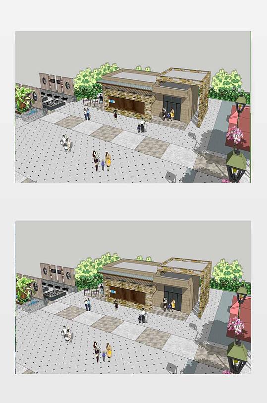 SU厕所模型下载-众图网