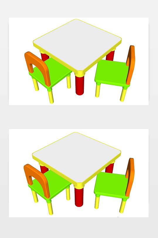 SU桌椅模型下载