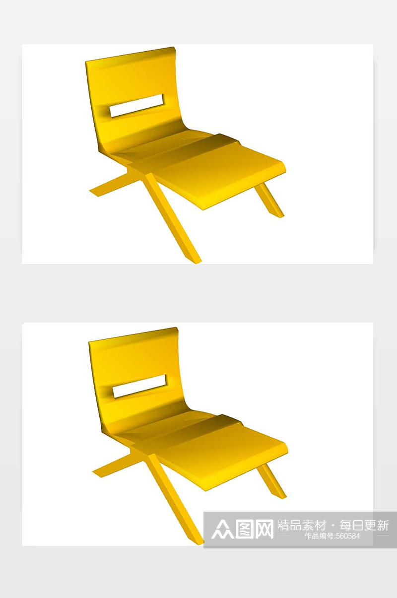 桌椅模型SU下载素材