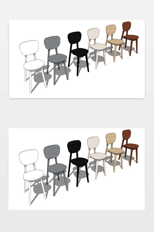 儿童桌椅模型设计-众图网