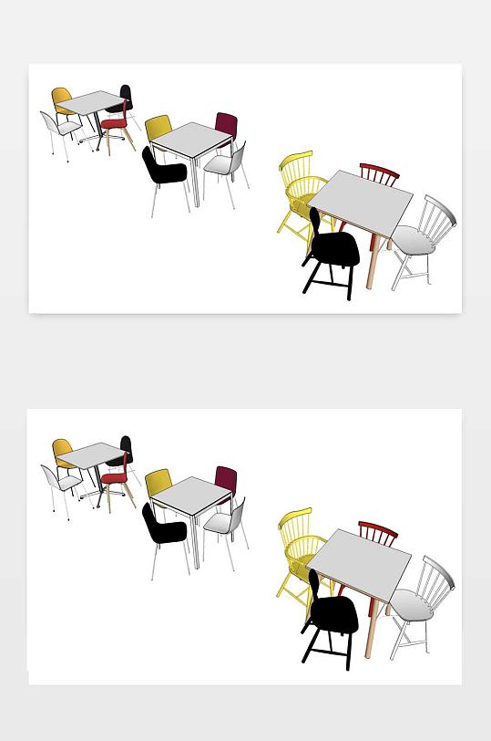 儿童桌椅效果图下载-众图网