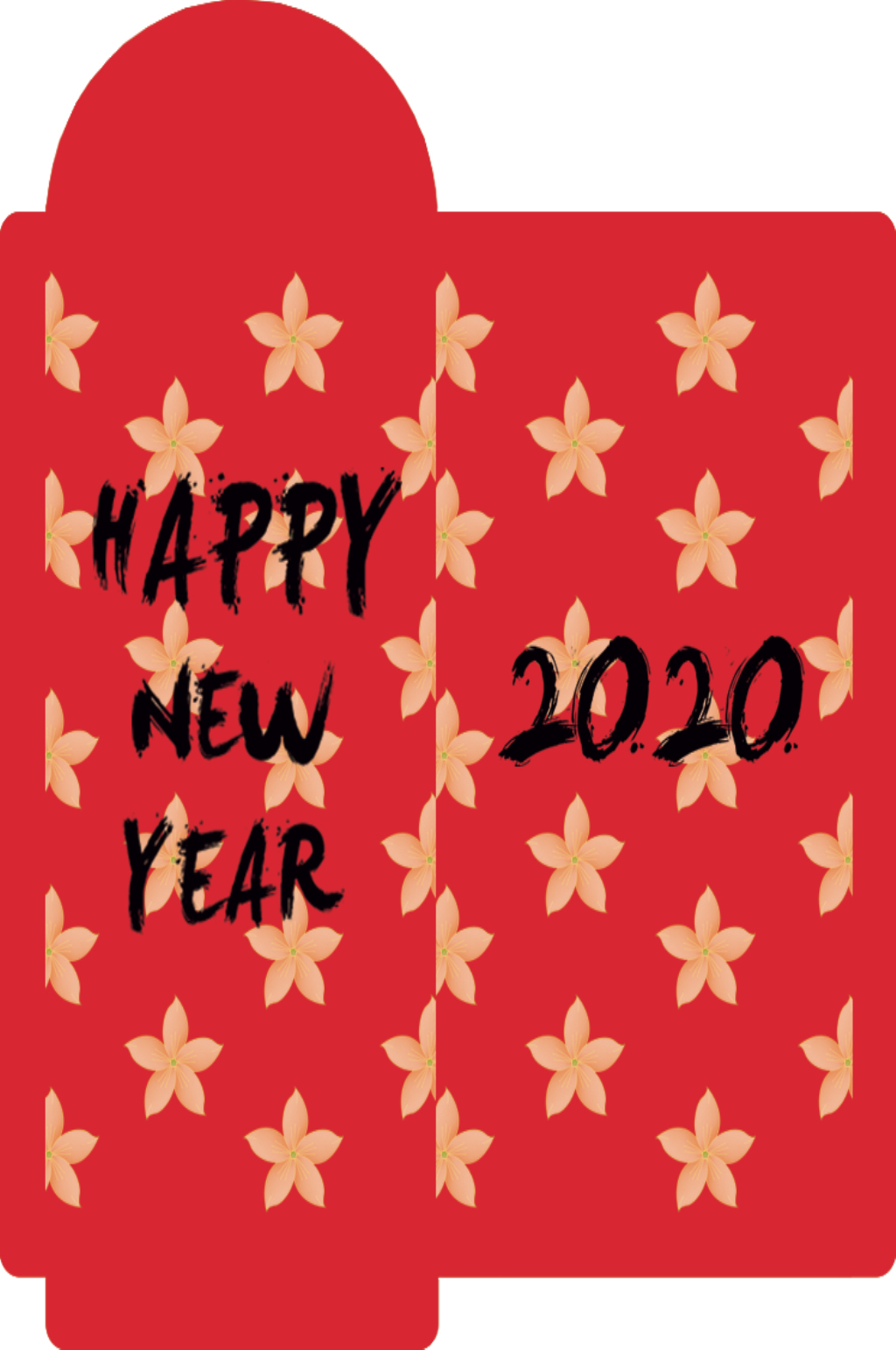 恭贺新年红包模板素材