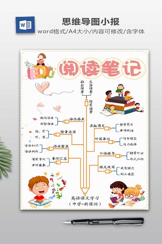 笔记手抄报图片-笔记手抄报设计素材-笔记手抄报模板下载-众图网