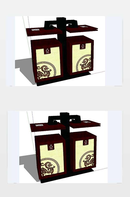 SU垃圾桶模型下载-众图网