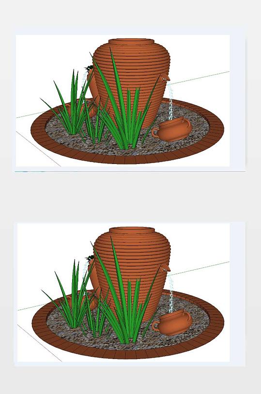 花坛3D效果图下载