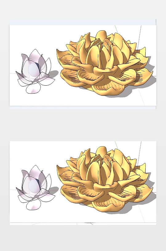 植槽SU模型图下载-众图网