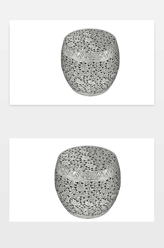 石凳鼓凳SU模型-众图网