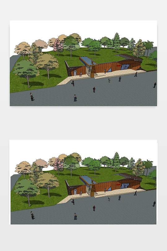 创意绿色生态建筑-众图网