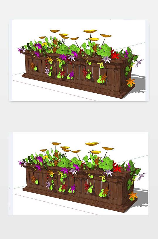 花箱SU模型下载