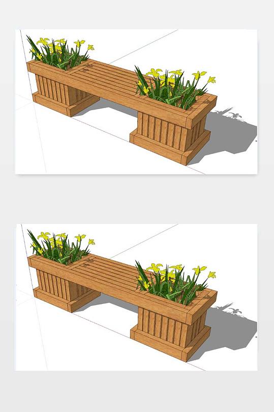 SU花钵模型下载-众图网