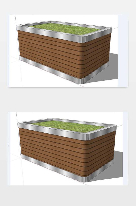 花坛SU模型下载-众图网