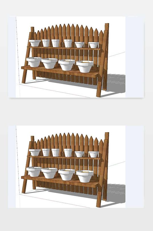 花钵SU模型下载-众图网