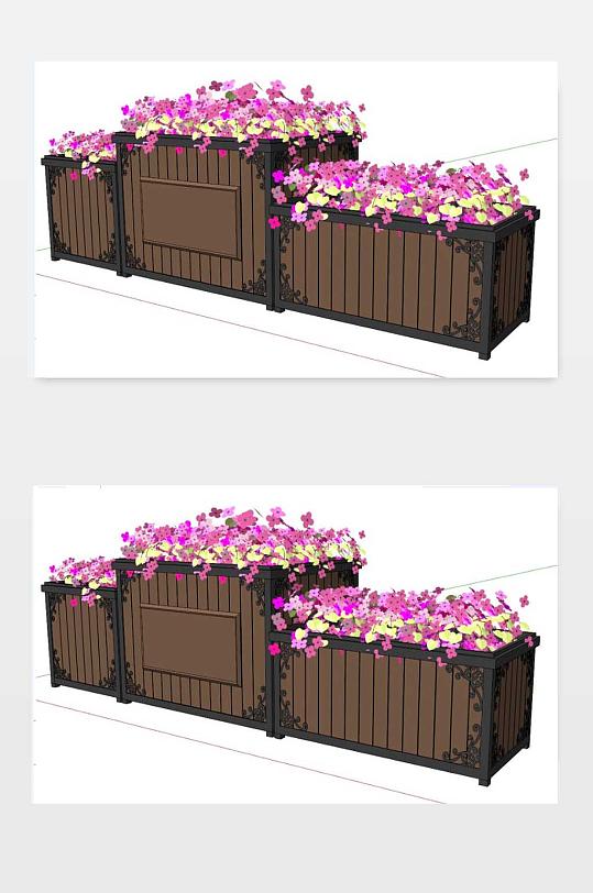 种植槽SU模型下载-众图网