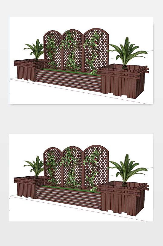 SU花坛模型下载-众图网