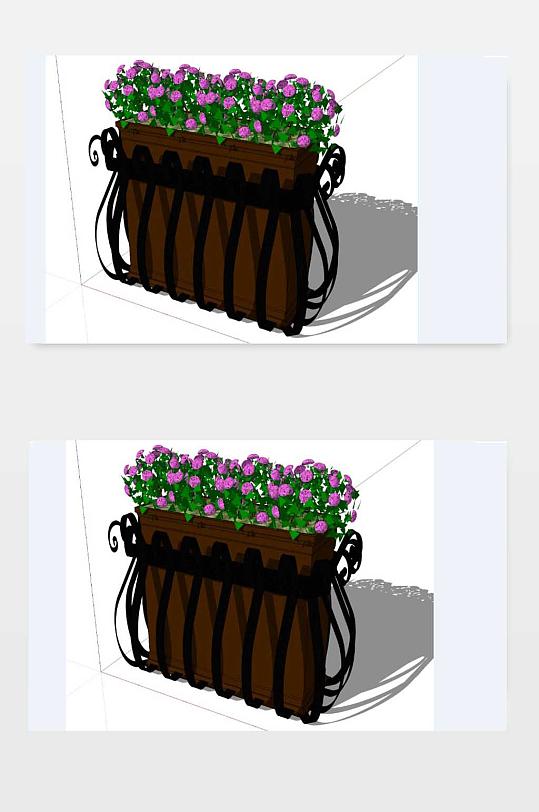花钵SU模型下载-众图网