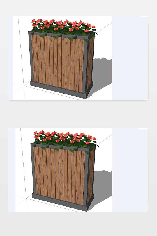 花坛SU模型下载-众图网