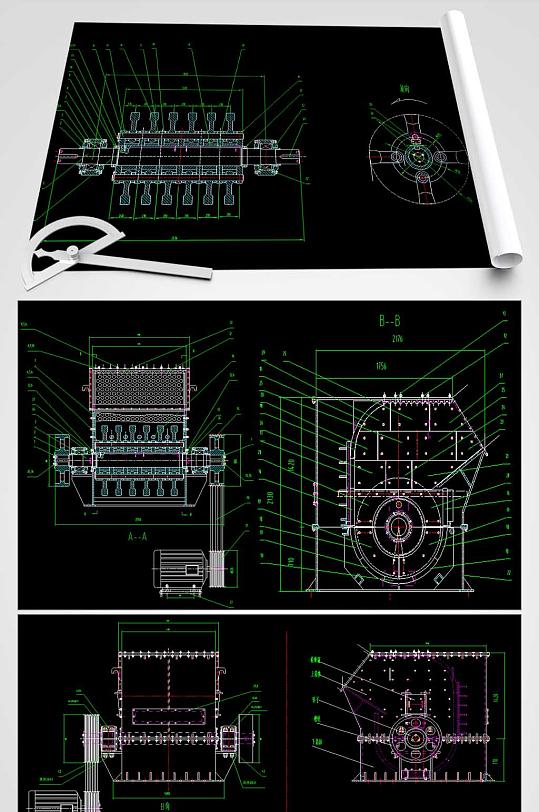 PCF1420.00反击锤式破碎机-众图网