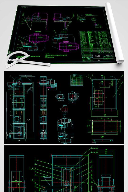 TH250斗式提升机全套图纸-众图网
