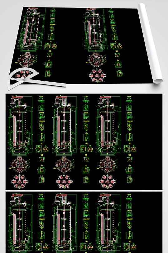 30立方发酵罐CAD图纸-众图网