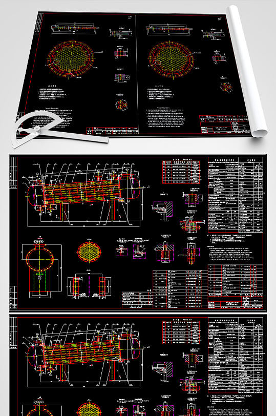 33m3列管式换热器-众图网