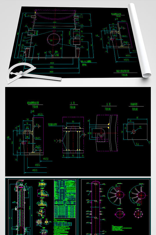 变换气低温精洗塔-众图网