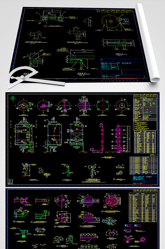 离子交换器CAD图纸