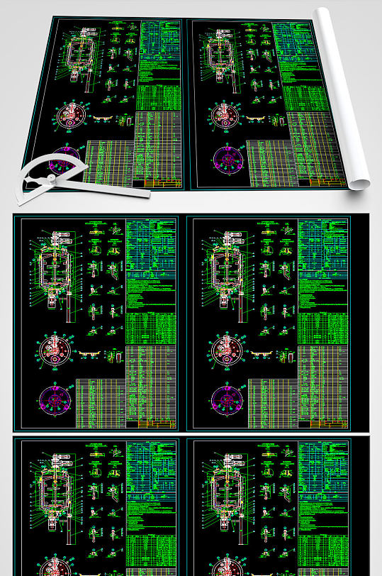 2500L搅拌罐总图-众图网