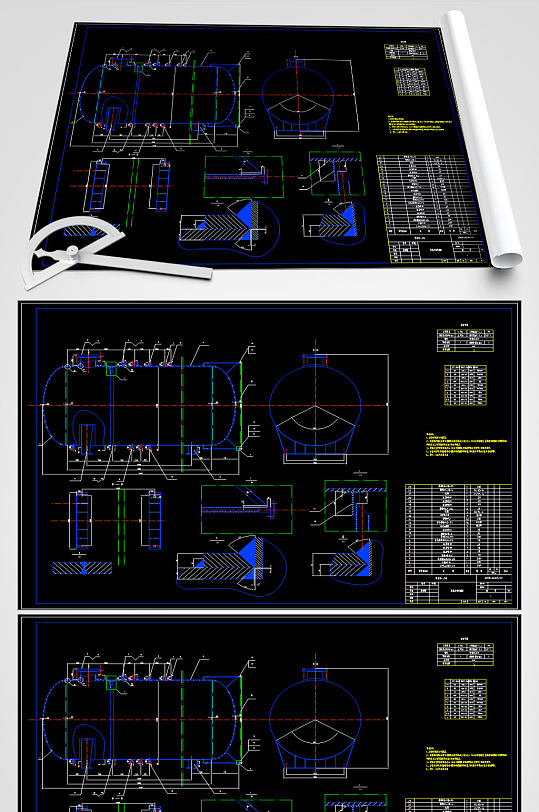 液化石油气储罐平面图-众图网