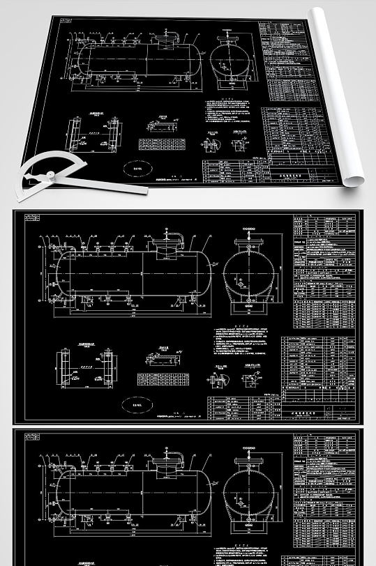 液氨贮槽平面详图