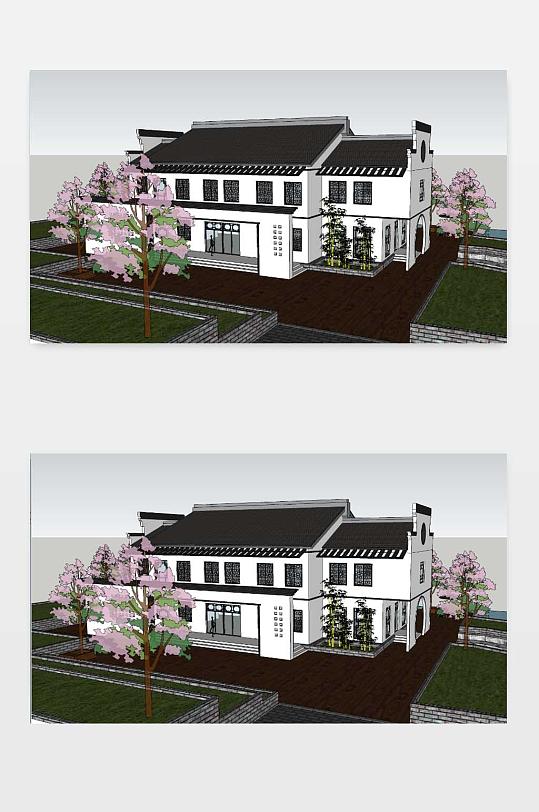 别墅3D效果图下载-众图网