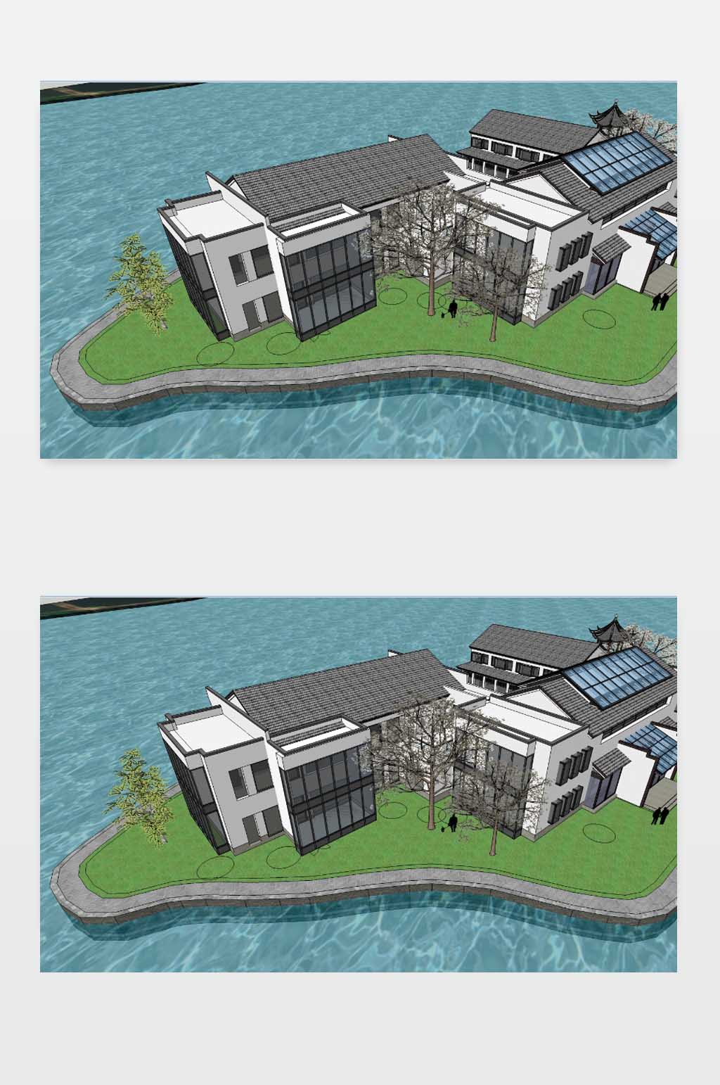 3D别墅效果图下载素材