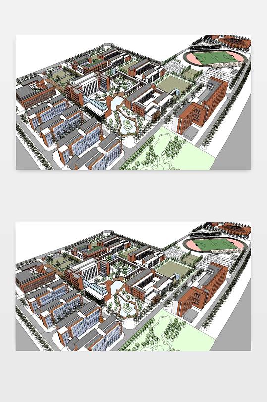 校园整体模型下载