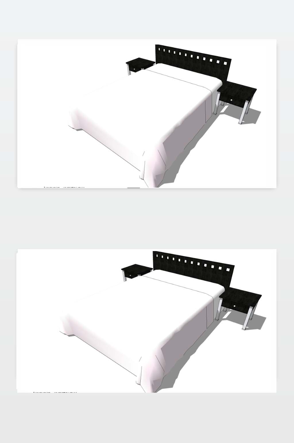 3D床模型图下载素材