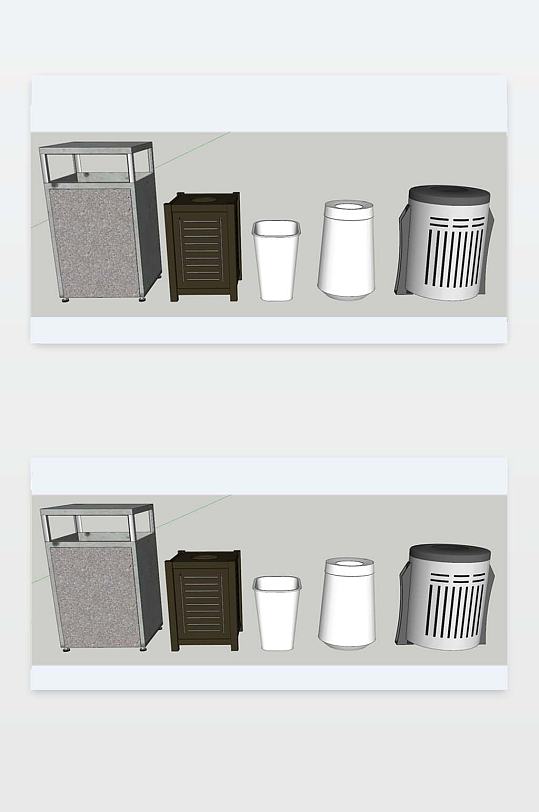 3d垃圾箱效果图