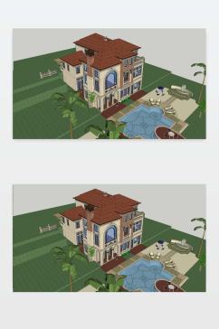3D别墅模型下载